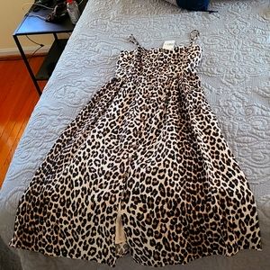 Cheetah print dress